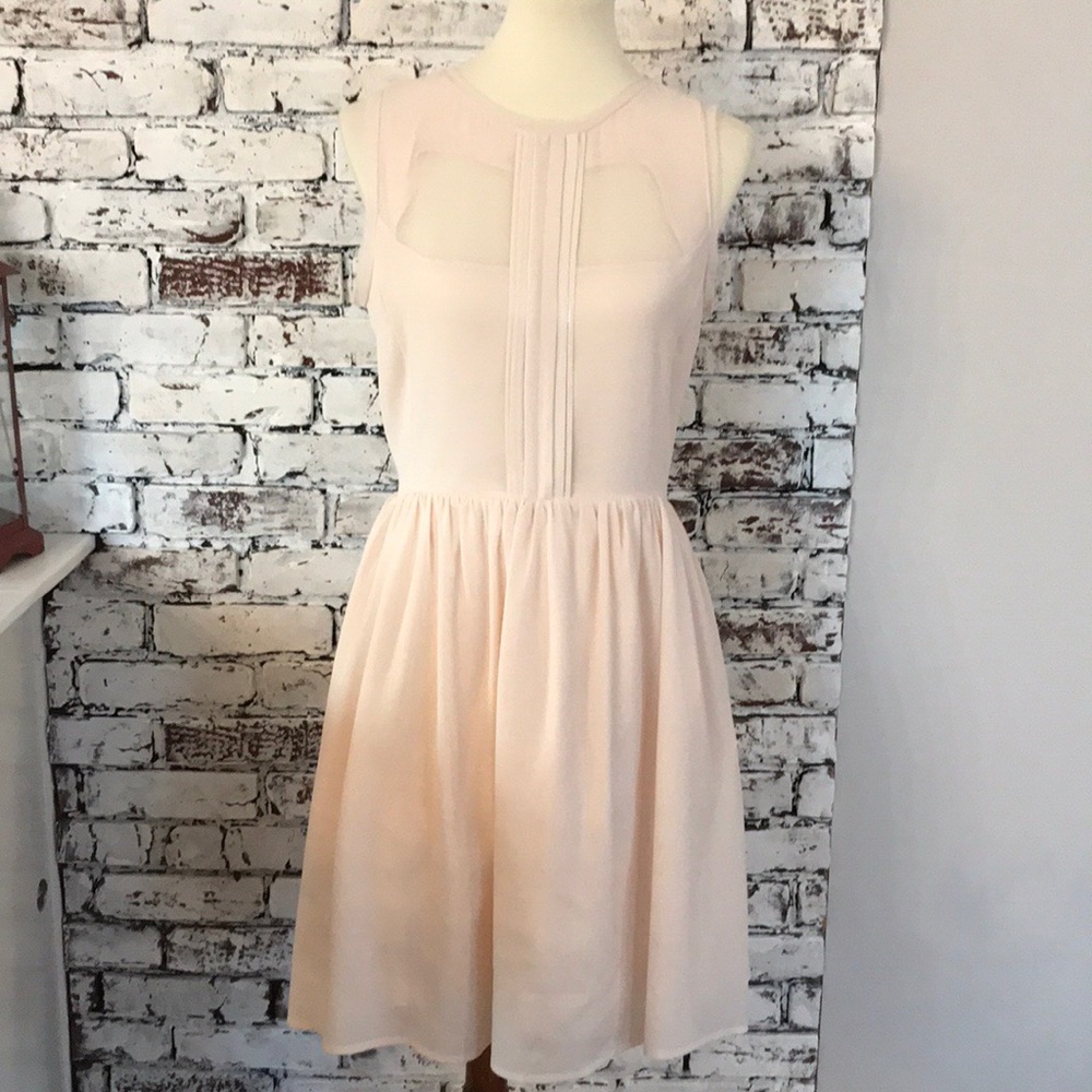 NWOT Jessica Simpson Sheer A Line Dress